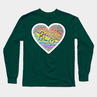 BLM 🖤 Pride - Sticker - Front Long Sleeve T-Shirt